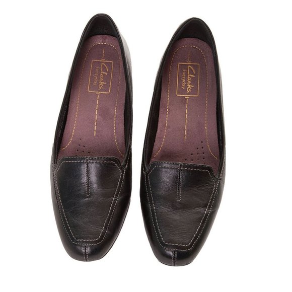 Clarks Shoes Everyday Slip On Loafers Leather Comfort - Picture 7 of 7